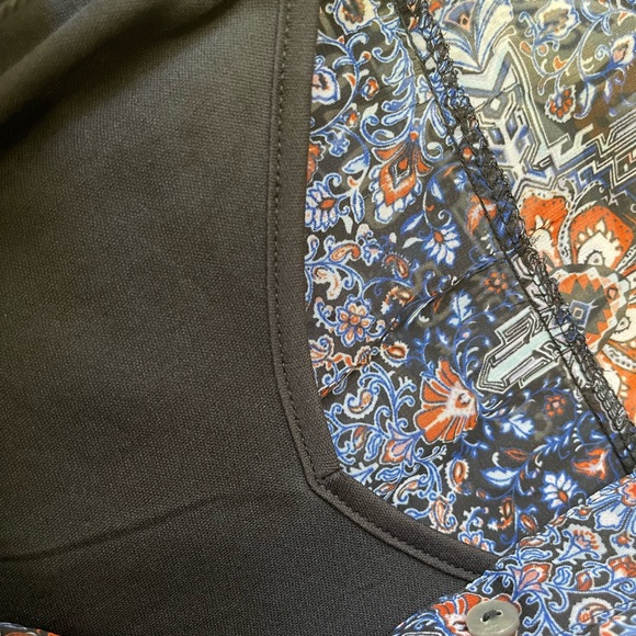 Xhilaration Long Blue Boho Maxi Dress Size M - Picture 5 of 6